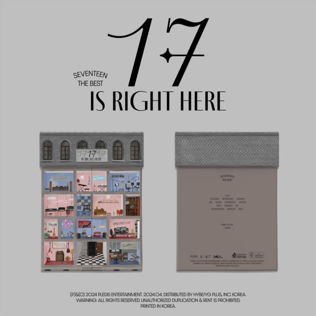 SEVENTEEN SEVENTEEN BEST ALBUM 17 IS RIGHT HERE (HEAR VER.) (Music C