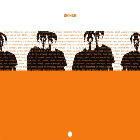 SHINER - EGG (ORANGE VINYL) (Vinyl LP)