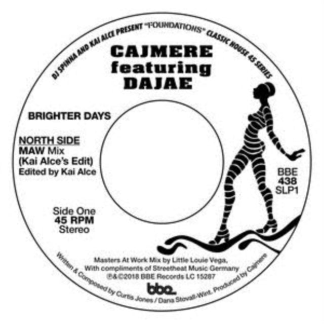 CAJMERE - 7-BRIGHTER DAYS (12 INCH VINYL) – SoundsLikeVinyl