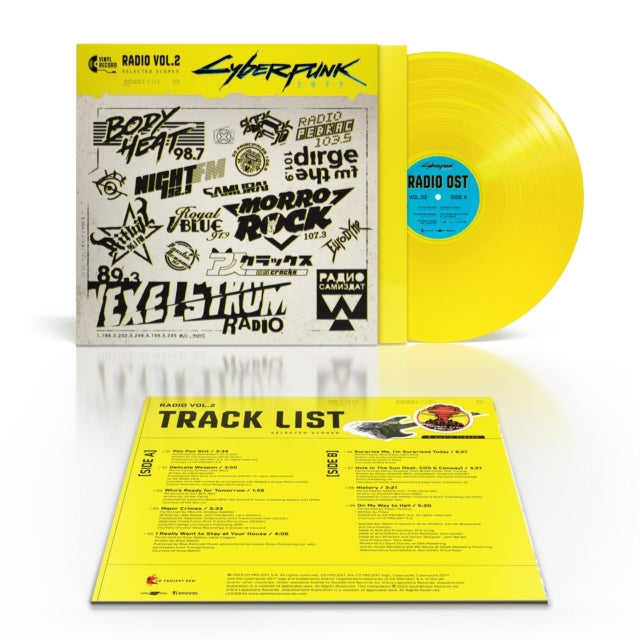 VARIOUS ARTISTS - CYBERPUNK 2077 RADIO VOL.2 (OPAQUE YELLOW VINYL