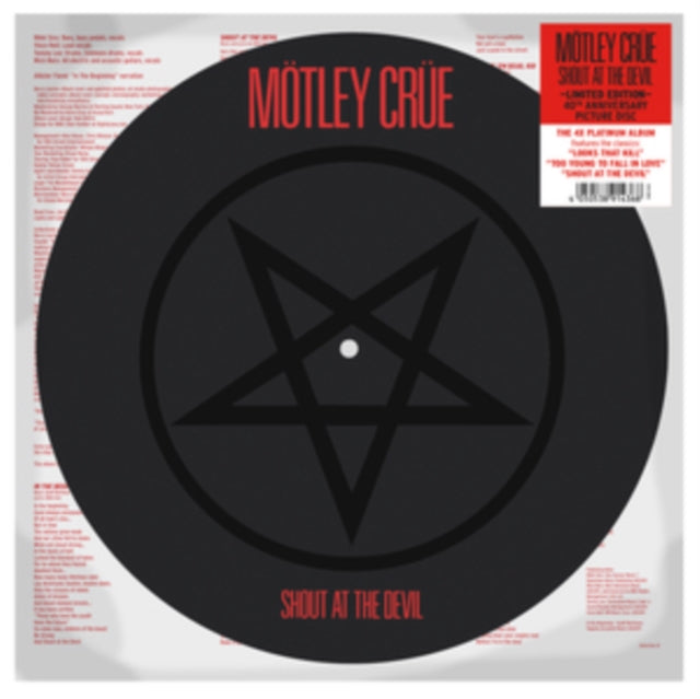 Motley Crue Shout At The Devil Picture Disc Vinyl Lp Soundslikevinyl 7571