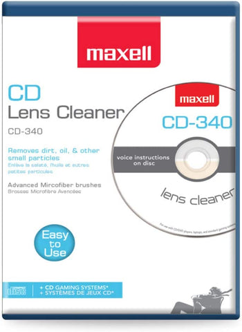 Maxell 190048 CD-340 Laser Lens Cleaner