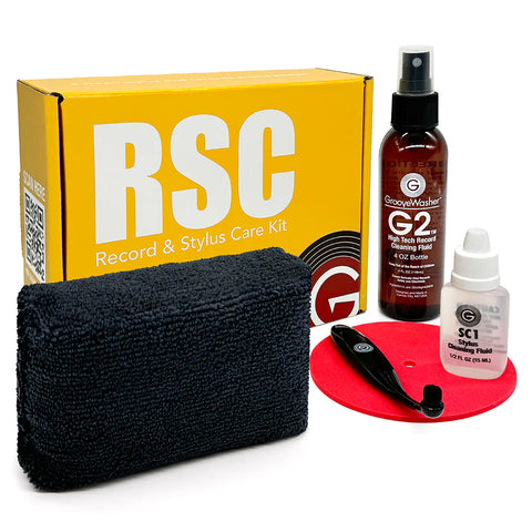GrooveWasher Record & Stylus Care System (Record and Stylus Cleaning Kit)