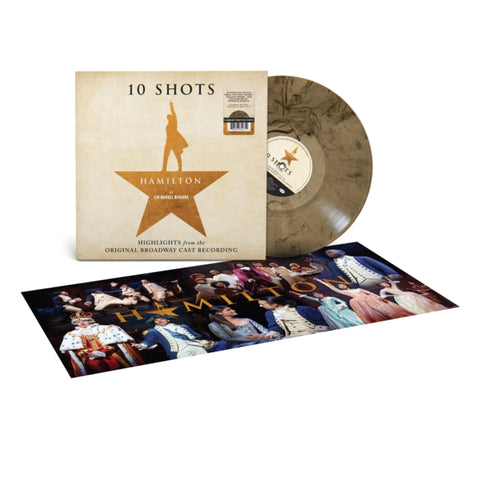 VARIOUS ARTISTS - HAMILTON: 10 SHOTS (HIGHLIGHTS FROM THE ORIGINAL BROADWAY CAST RECORDING) (Color Vinyl LP)
