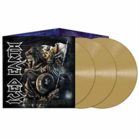 ICED EARTH - LIVE IN ANCIENT KOURION (GOLD VINYL/3LP) (Vinyl LP)