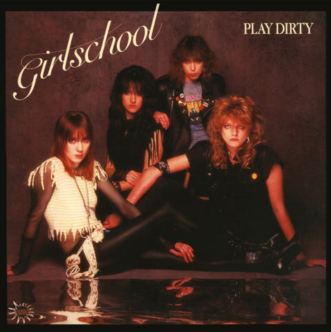 GIRLSCHOOL - PLAY DIRTY (RED MARBLE VINYL) (Vinyl LP)