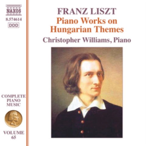 LISZT / WILLIAMS - COMPLETE PIANO MUSIC, VOL. 65 - PIANO WORKS (Music CD)