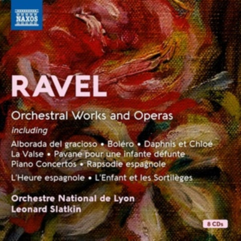 LYON NATIONAL ORCHESTRA - RAVEL: ORCHESTRAL WORKS & OPERAS (8CD) (Music CD)