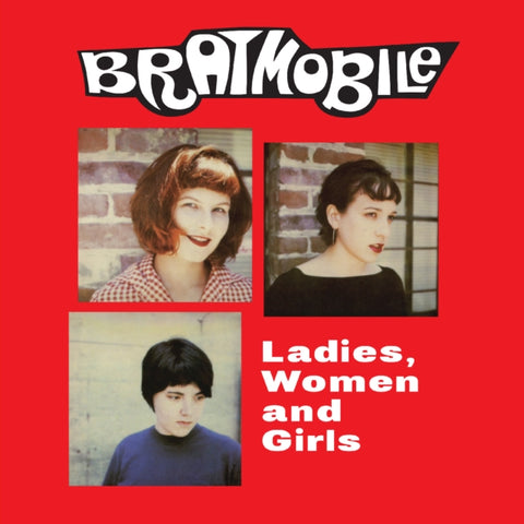 BRATMOBILE - LADIES, WOMEN AND GIRLS (RED VINYL) (Vinyl LP)