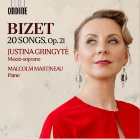 GRINGYTE,JUSTINA - BIZET: 20 SONGS OP. 21 (Music CD)