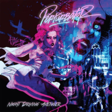 PERTURBATOR - NIGHT DRIVING AVENGER (FROSTED CLEAR VINYL) (Vinyl LP)