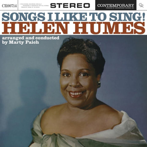 HUMES,HELEN - SONGS I LIKE TO SING! (CONTEMPORARY RECORDS ACOUSTIC SOUNDS SERIE (Vinyl LP)