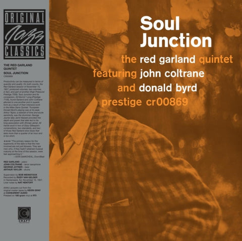 RED GARLAND QUINTET - SOUL JUNCTION (ORIGINAL JAZZ CLASSICS SERIES) (180G) (Vinyl LP)