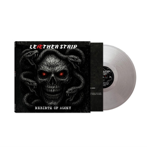 LEAETHER STRIP - REBIRTH OF AGONY (SILVER VINYL) (Vinyl LP)