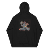 TheNudeNeedle Logo & Sexy Design Black Hoodie (Unisex)