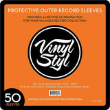 Vinyl Styl® VS-P-005 12 Inch Outer Record Sleeves - Open Top - 50 Count