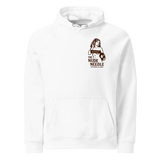 TheNudeNeedle Logo & Sexy Design White Hoodie (Unisex)