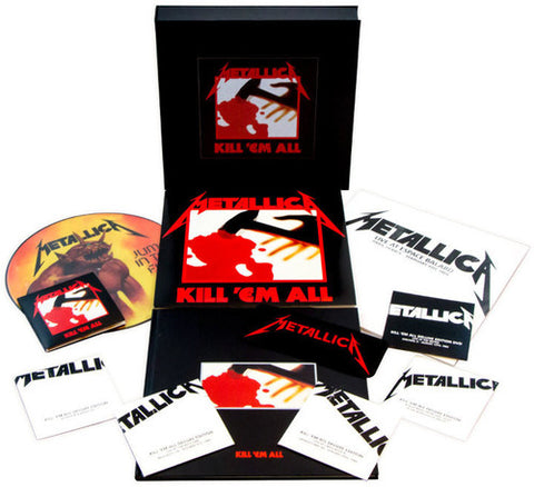 METALLICA - KILL EM ALL (REMASTERED/4LP/5CD/DVD/BOOK/MINI BOOK/POSTER SET) (Vinyl LP)