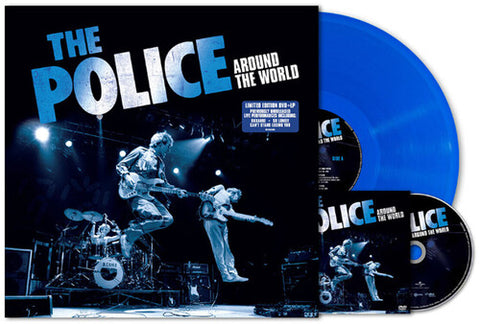THE POLICE - AROUND THE WORLD (RESTORED & EXPANDED) (BLUE VINYL/DVD) (Vinyl LP)
