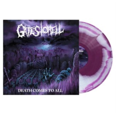 GATES TO HELL - DEATH COMES TO ALL (PURPLE/WHITE SWIRL VINYL) (Vinyl LP)