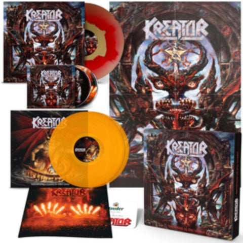 KREATOR - KRUSHERS OF WORLD (GOLD/RED INK SPOT/TRANSPARENT ORANGE VINYL/CD) (Vinyl LP)
