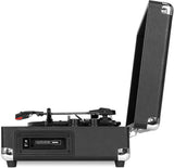 Victrola VSC-500BTC-BLK Vinyl Suitcase Record Player with Cassette (Black)