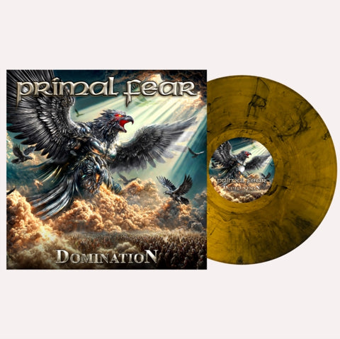 PRIMAL FEAR - DOMINATION (2LP/AMBER WAVE MARBLED VINYL) (Vinyl LP)