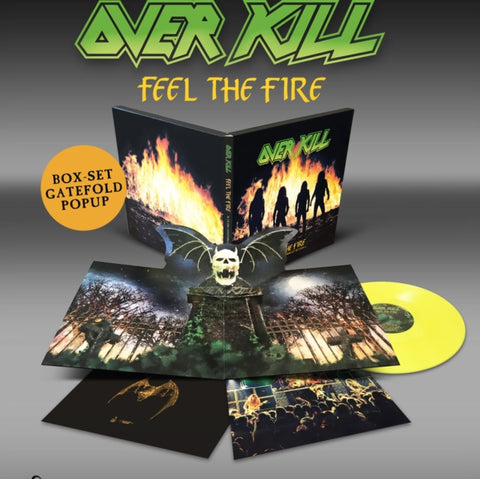 OVERKILL - FEEL THE FIRE (YELLOW VINYL/POP UP) (Vinyl LP)