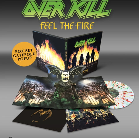 OVERKILL - FEEL THE FIRE (GREEN VINYL/POP UP BOOKLET) (Vinyl LP)