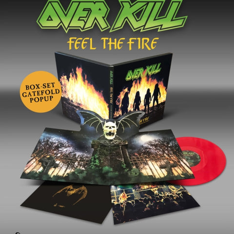 OVERKILL - FEEL THE FIRE (RED VINYL/POP UP) (Vinyl LP)