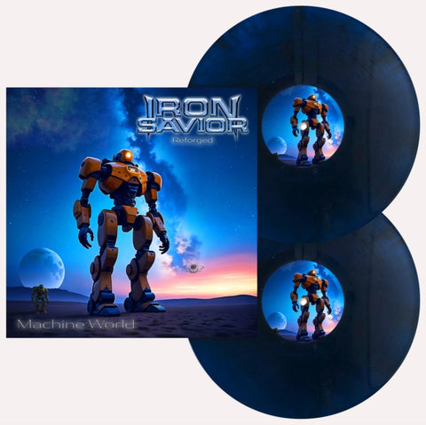 IRON SAVIOR - REFORGED - MACHINE WORLD (2LP/STARBREAKER BLUE)