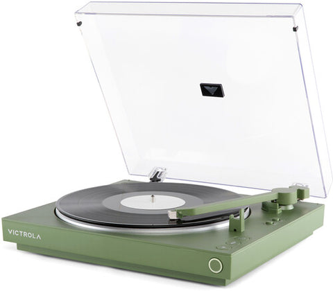 Victrola VPT-800-GRN Automatic Bluetooth Turntable (Green)