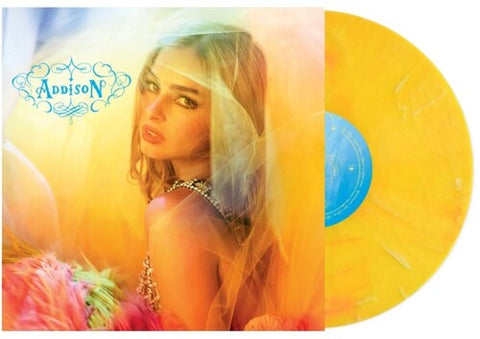 ADDISON RAE - ADDISON (Explicit, Yellow Marble Vinyl LP)