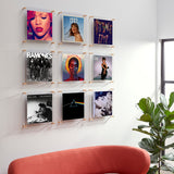 Set of 9 Record Frames Gallery Wall | Vinyl Gallery Wall