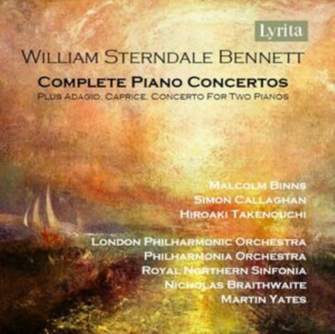 BENNETT,WILLIAM STERNDALE - WILLIAM STERNDALE BENNETT: COMPLETE PNO CONS (3CD) (Music CD)