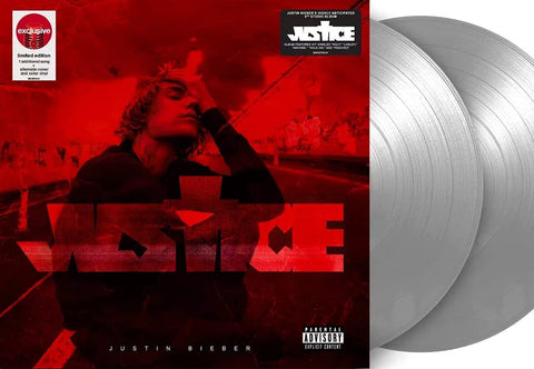 Justin Bieber - Justice (Exclusive Silver Vinyl LP, Alternate Cover)