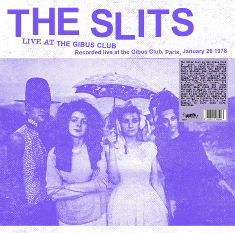 SLITS - LIVE AT THE GIBUS CLUB (COLOR VINYL) (Vinyl LP)