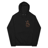 TheNudeNeedle Logo & Sexy Design Black Hoodie (Unisex)