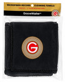 GrooveWasher Improved Black Microfiber Record Cleaning Towels (3 Pack)
