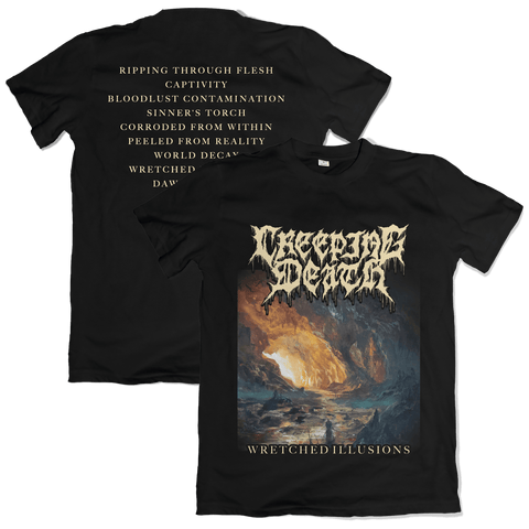 Creeping Death - Wretched Illusions Album Art Shirt