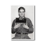 Elvis Presley Military Enlistment Photo