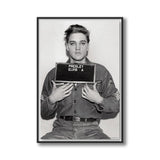 Elvis Presley Military Enlistment Photo