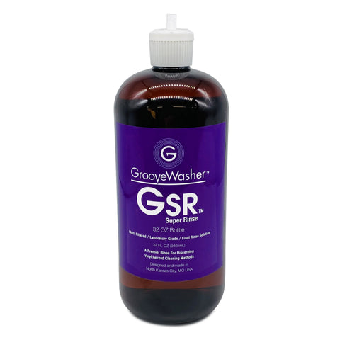 GrooveWasher GSR Super Rinse (32 oz Bottle)