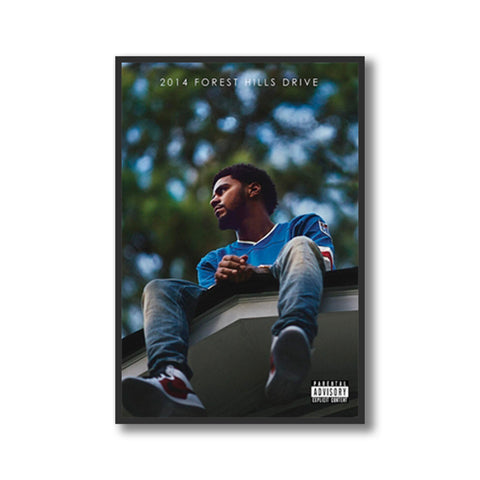 J. Cole 2014 Forest Hills Drive Poster