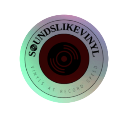 SoundsLikeVinyl Holographic Sticker (Set of 2)