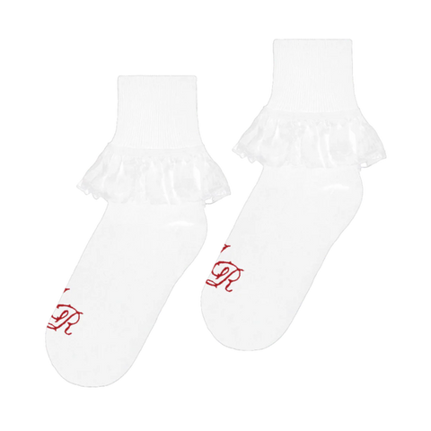 Alessi Rose ar ruffle socks