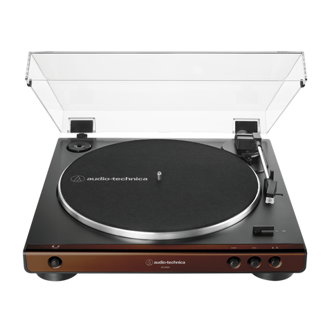 Audio-Technica AT-LP60X Fully Automatic Belt-Drive Turntable - Brown (AT-LP60X-BW)