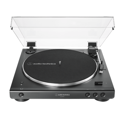 Audio-Technica AT-LP60XBT Fully Automatic Wireless Belt-Drive Turntable - Black (AT-LP60XBT-BK)