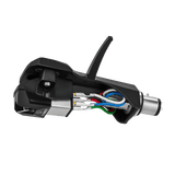 Audio-Technica Headshell/Cartridge Combo Kit, Black (AT-VM95EBK/H)
