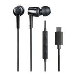 Audio-Technica USB-C In-Ear Headphones ATH-CKD30C, Black (ATH-CKD30CBK)